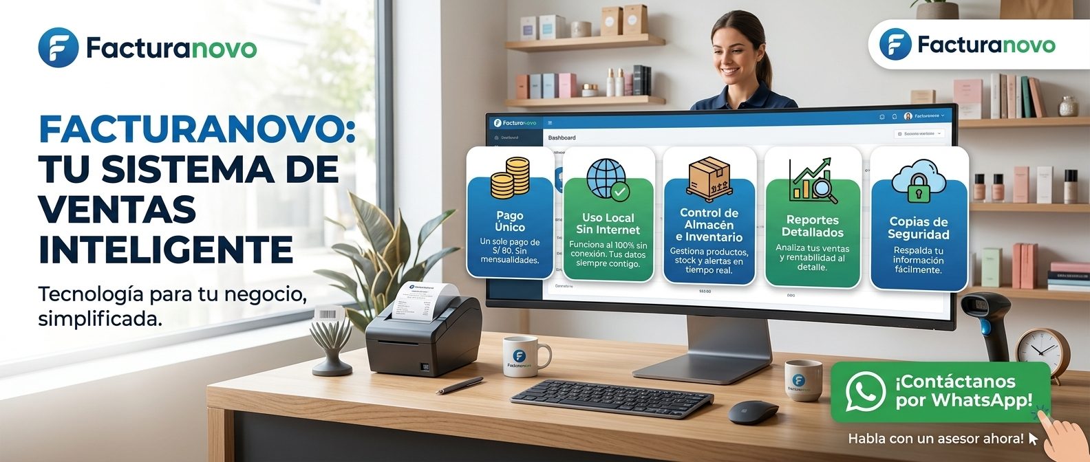 Sistema de Ventas — software de escritorio FacturaNovo